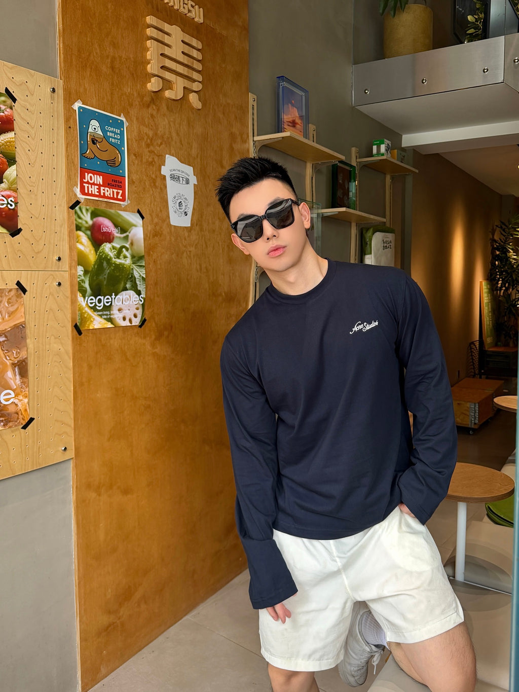 2026 New Model Acn Embroidered Long-Sleeved Shirt (BB903-A60)