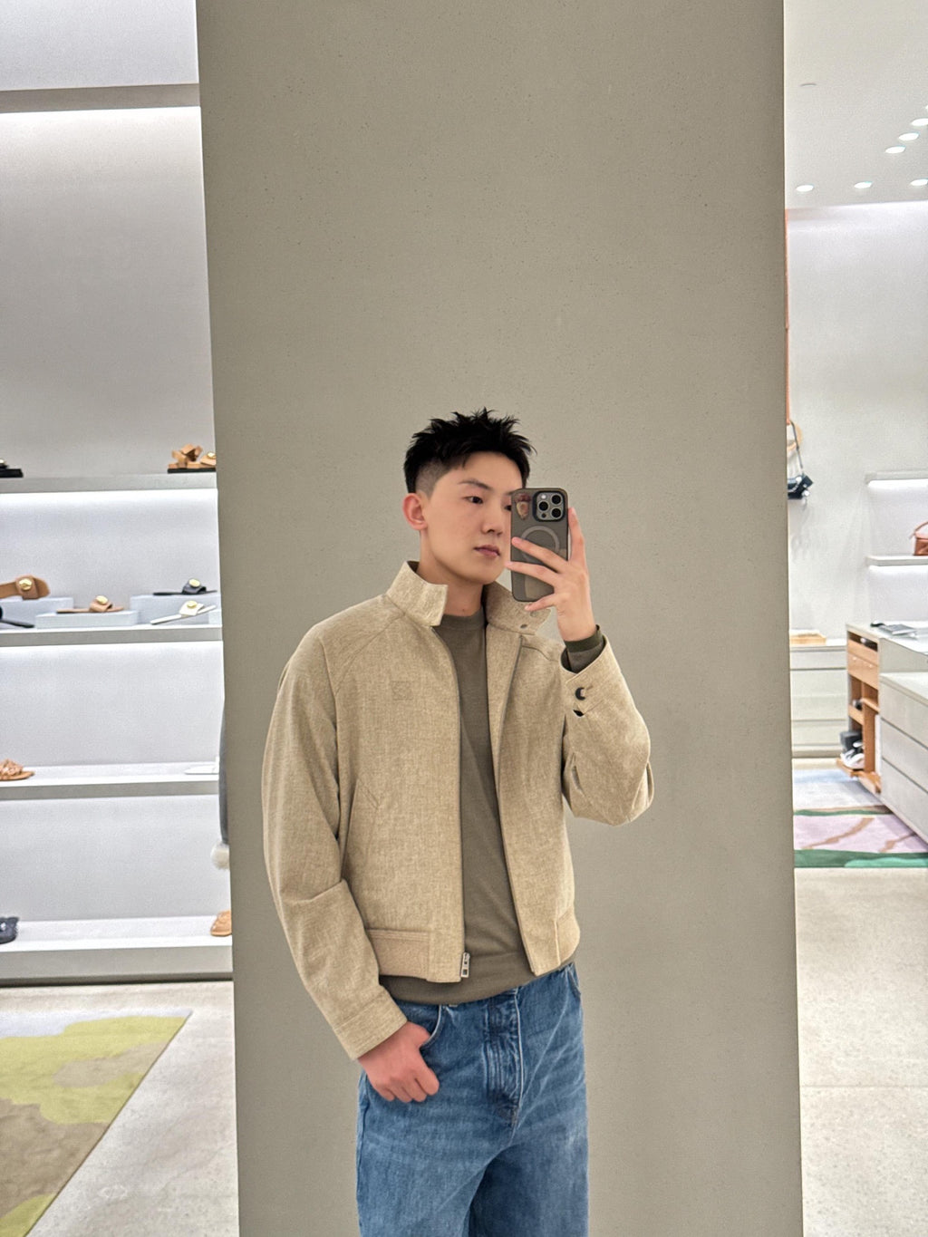 2026 New Style Way Embroidered Wool Zip Jacket (AA503-B90)