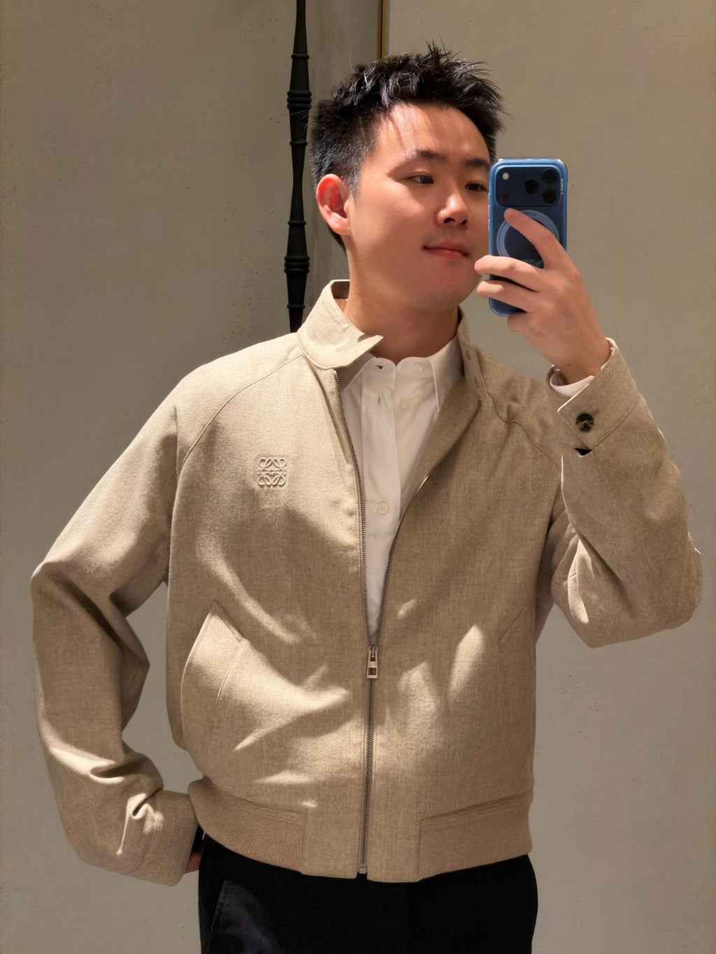 2026 New Style Way Embroidered Wool Zip Jacket (AA503-B90)