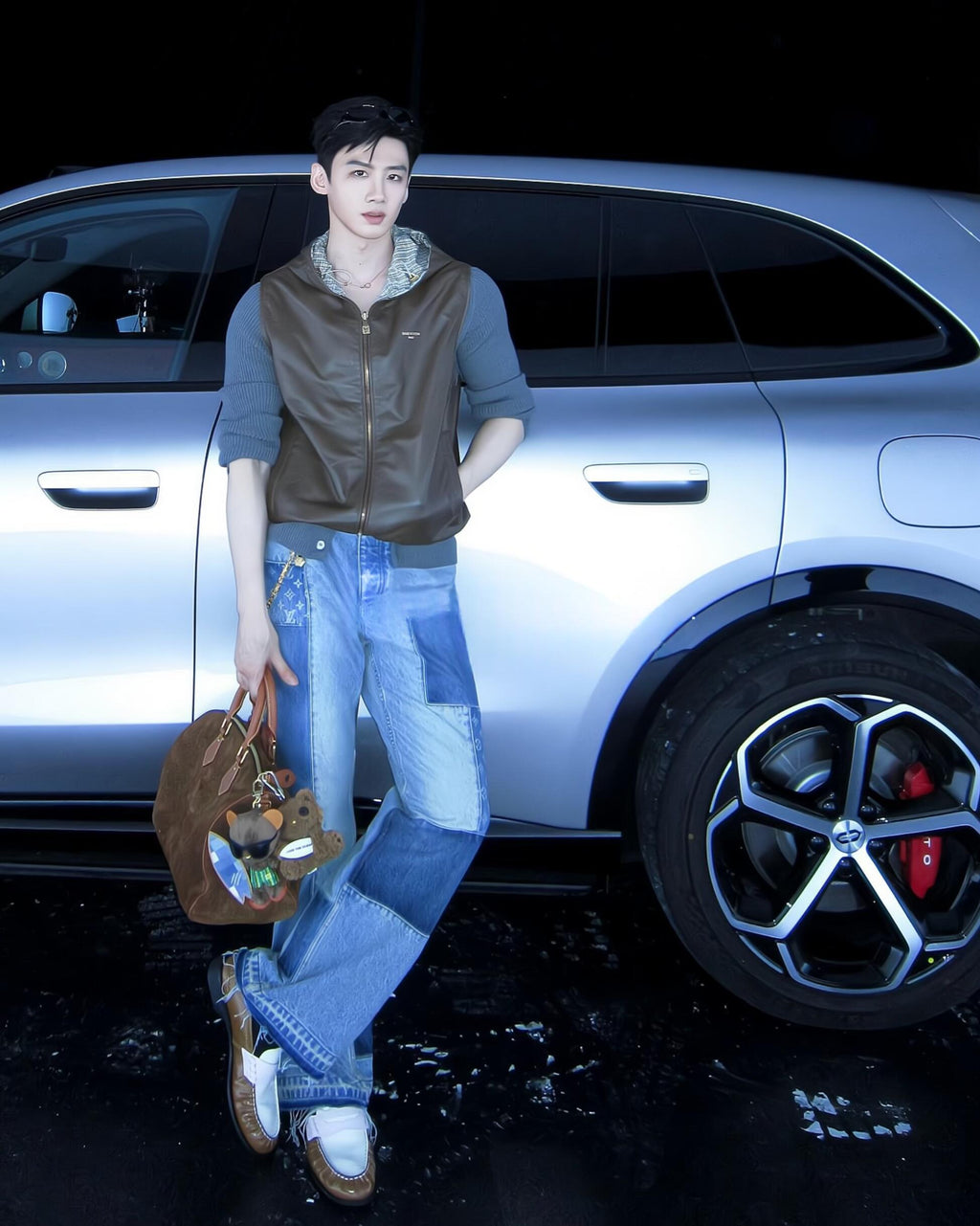 2026 new model LY logo patchwork jeans (BB885-C15)