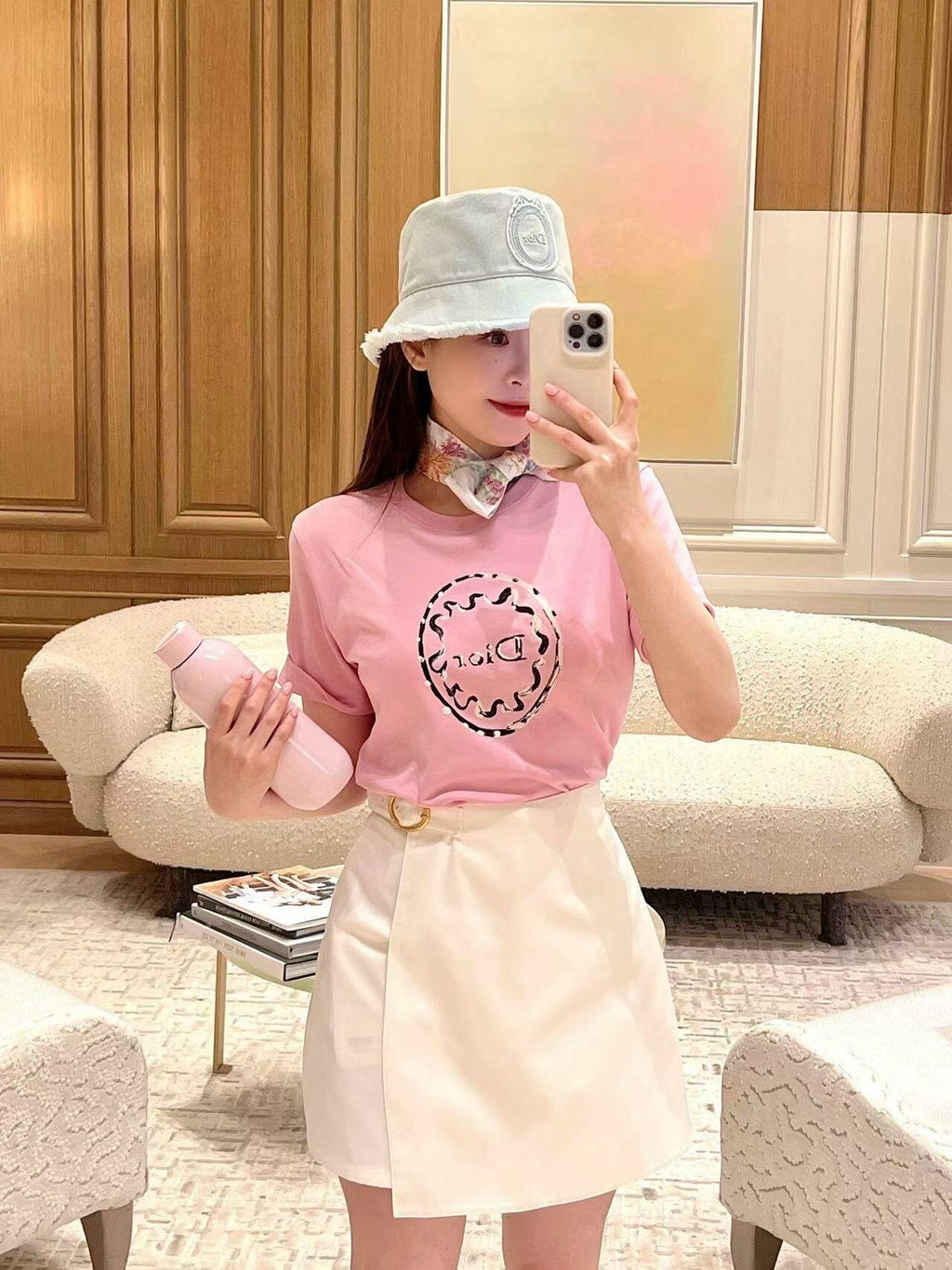 2026 Women's CD Embroidered Short Sleeve (DD168)