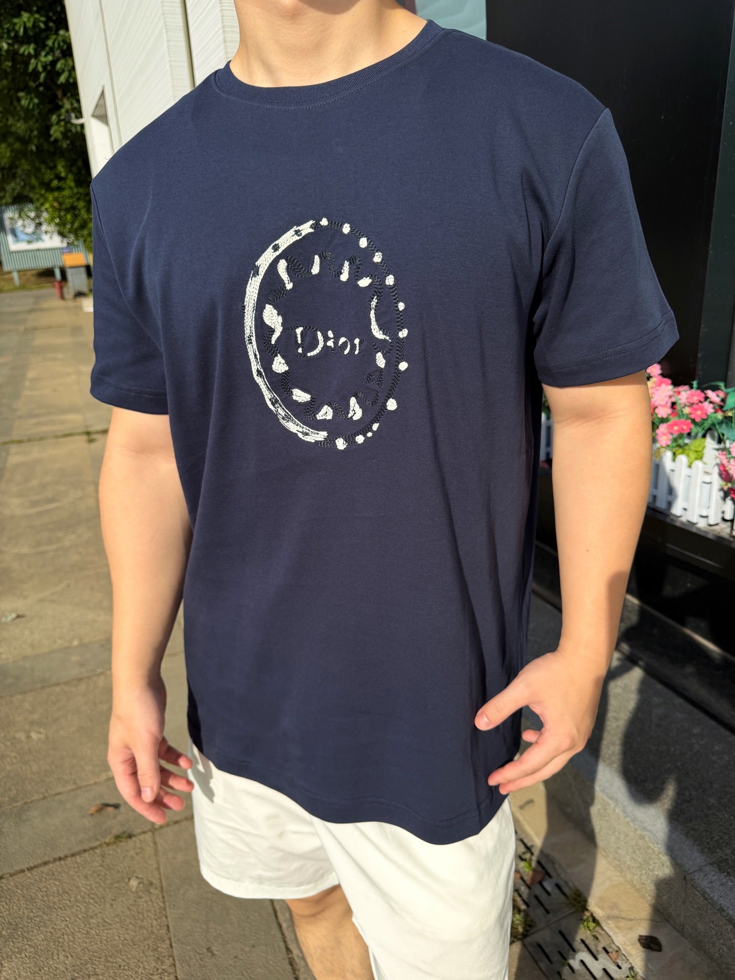 2026 New Style CD Embroidered Short Sleeve (AA689-A15)