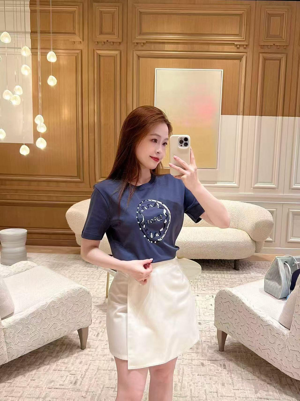 2026 Women's CD Embroidered Short Sleeve (DD168)