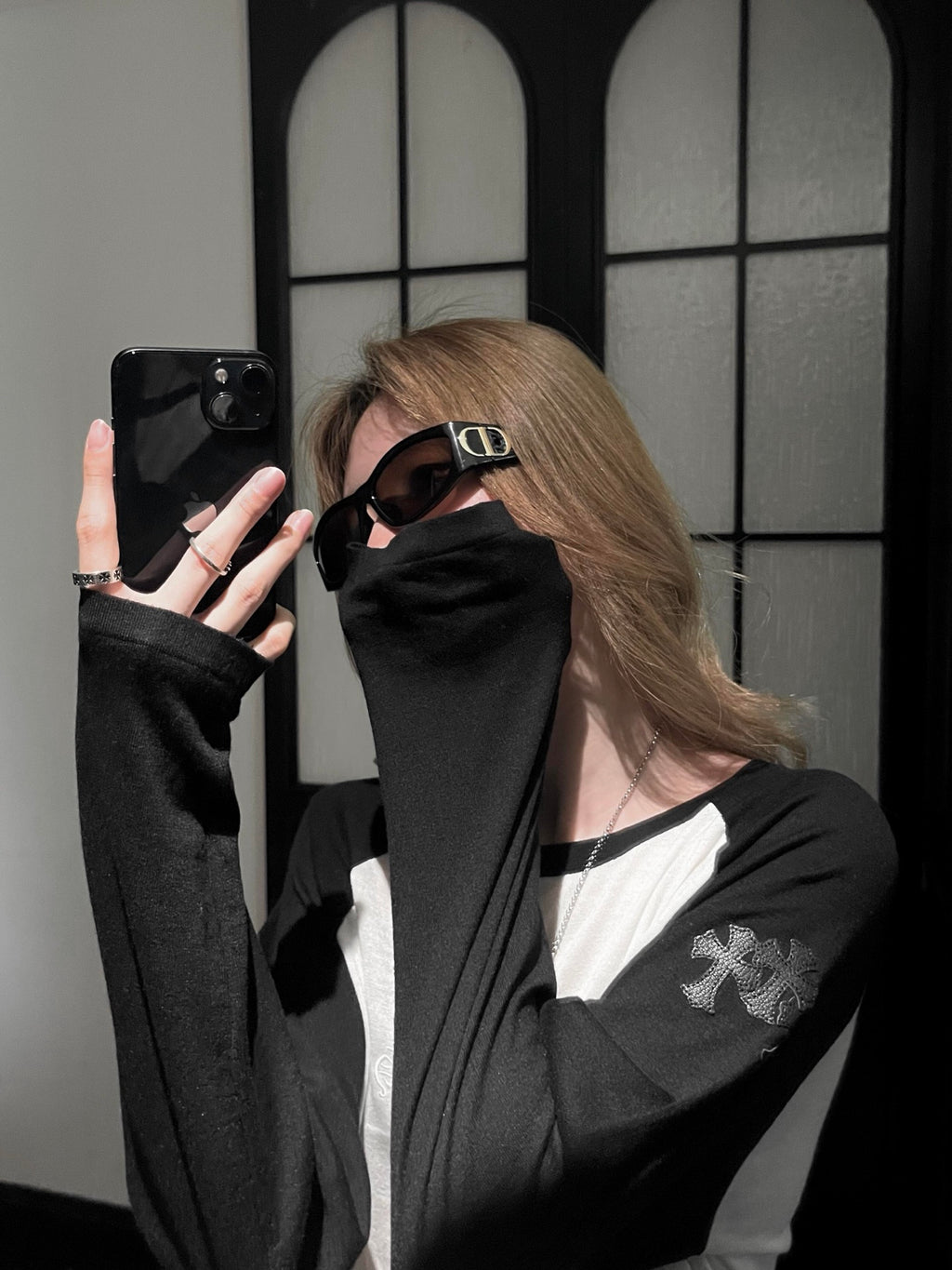 2026 Women's CH Logo Embroidered Long-Sleeve (DD153)