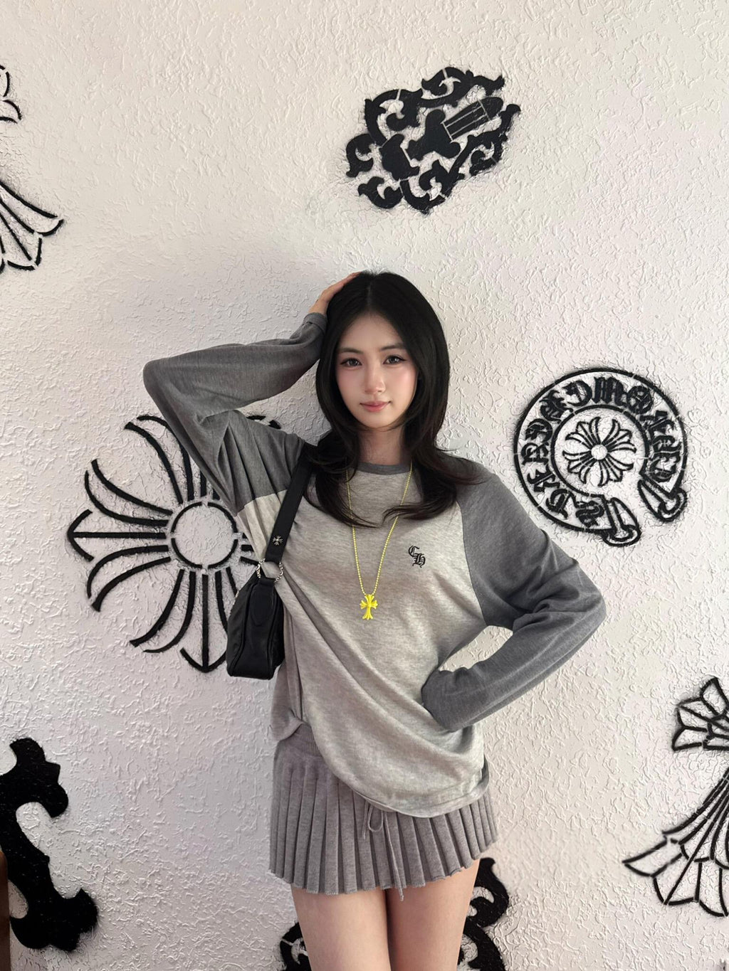 2026 Women's CH Logo Embroidered Long-Sleeve (DD153)