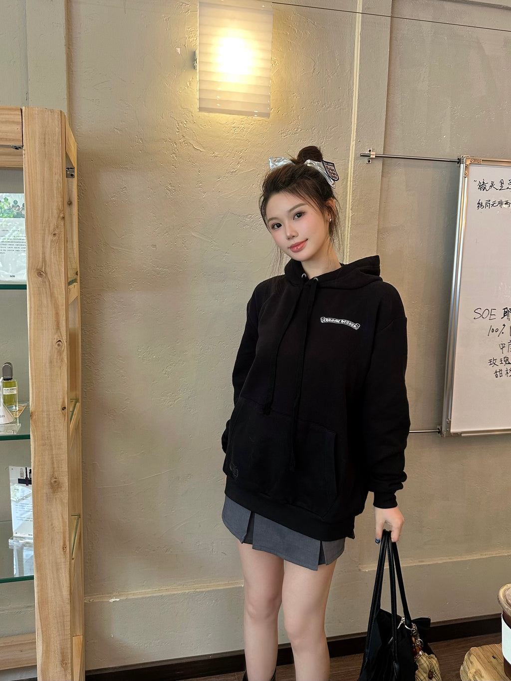 2026 Women's CH Cross-Design Printed Hooded Sweatshirt (DD158)