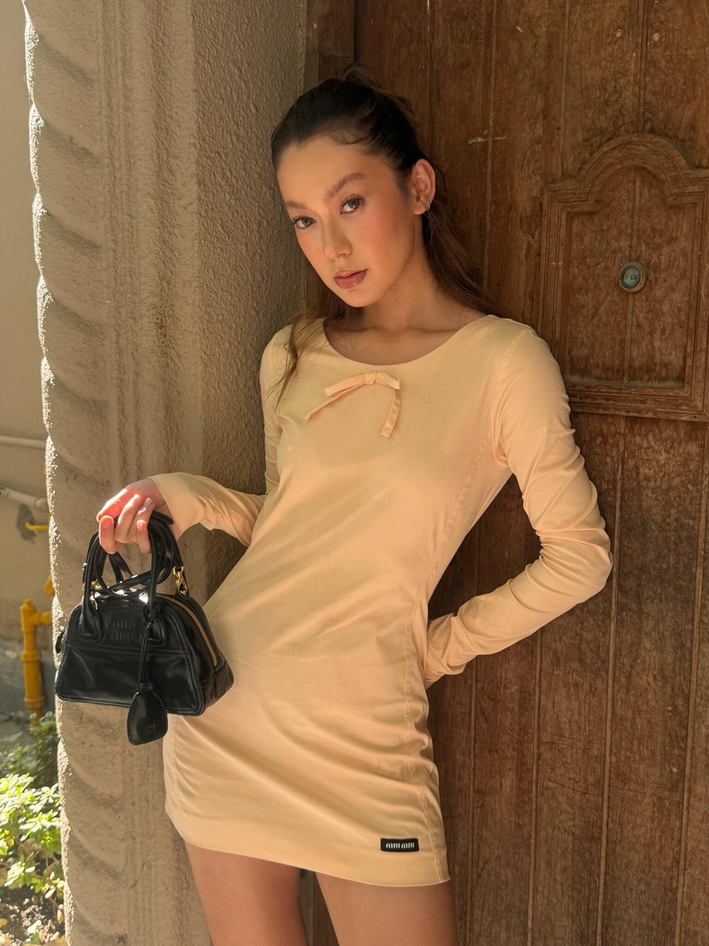 2026 Women's MM Logo Bow Dress (FF802)