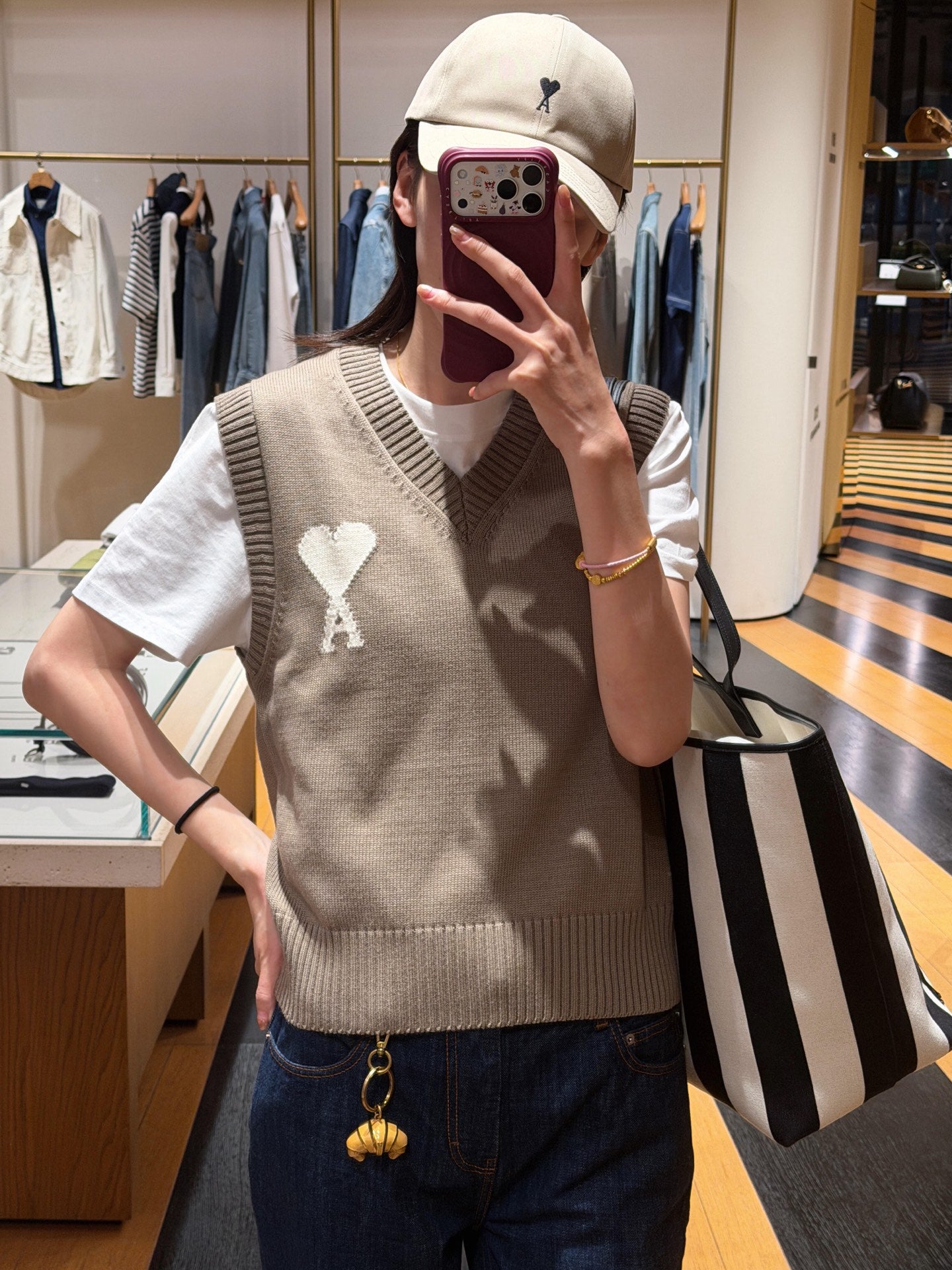 2026 New Model Heart A Heart Patterned Knitted Jacket (AA658-A75)