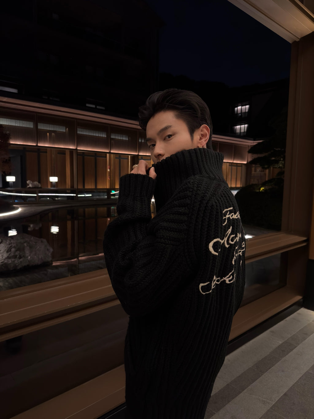 2026 New Model Acn Embroidered Zipper Pullover Coat (25397-C30)