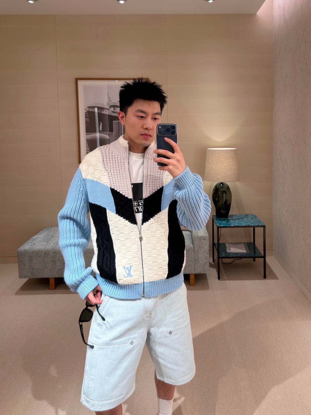 2026 New Model LY Embroidered Logo Plush Sweater Coat (AA629-C20)
