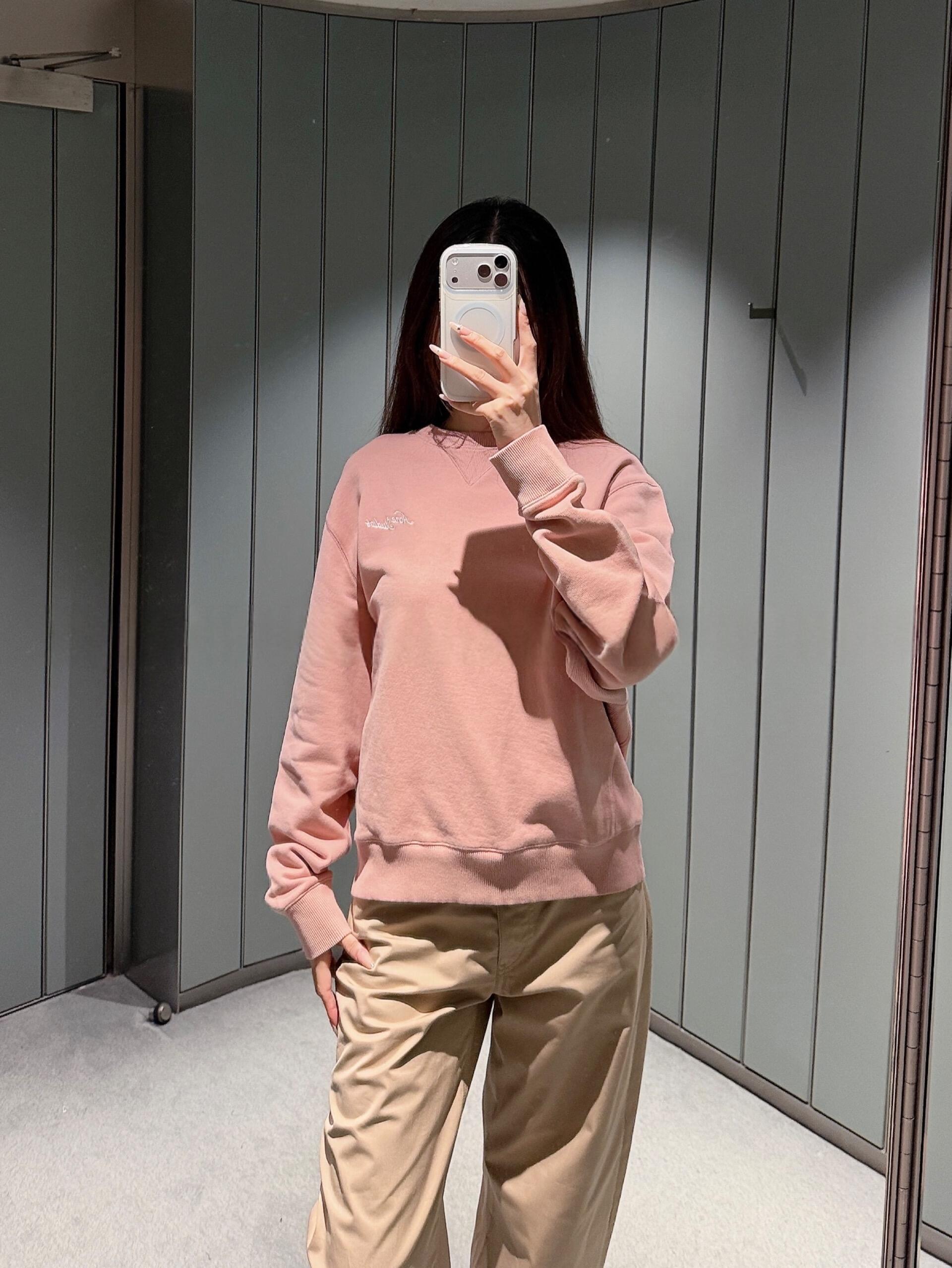 2026 Women's Acn Embroidered Logo Sweatshirt (EE447)