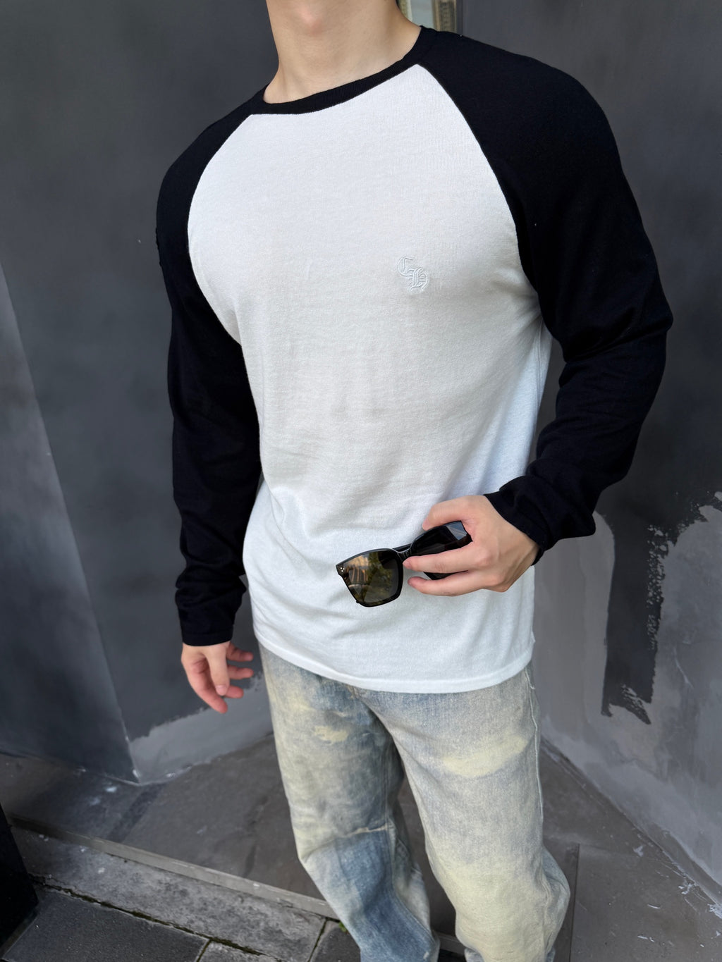 2026 New Model CH Logo Embroidered Long-Sleeved Shirt (AA657-A80)