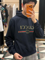 2026 New Model GU Printed Hooded Sweatshirt (AA686-B00)