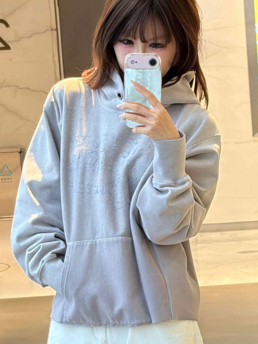 2026 Women's Mai Digital Gradient Hooded Sweatshirt (FF794)
