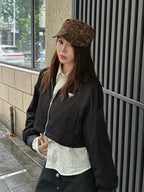 2026 Women's Triangle Brand Short Sleeve Jacket (DD139)