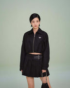 2026 Women's Triangle Brand Short Sleeve Jacket (DD139)