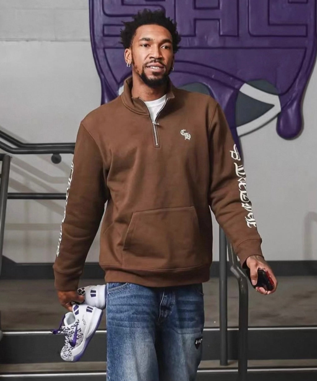 2026 New Model CH Embroidered Half-Zip Long-Sleeve (AA626-B35)