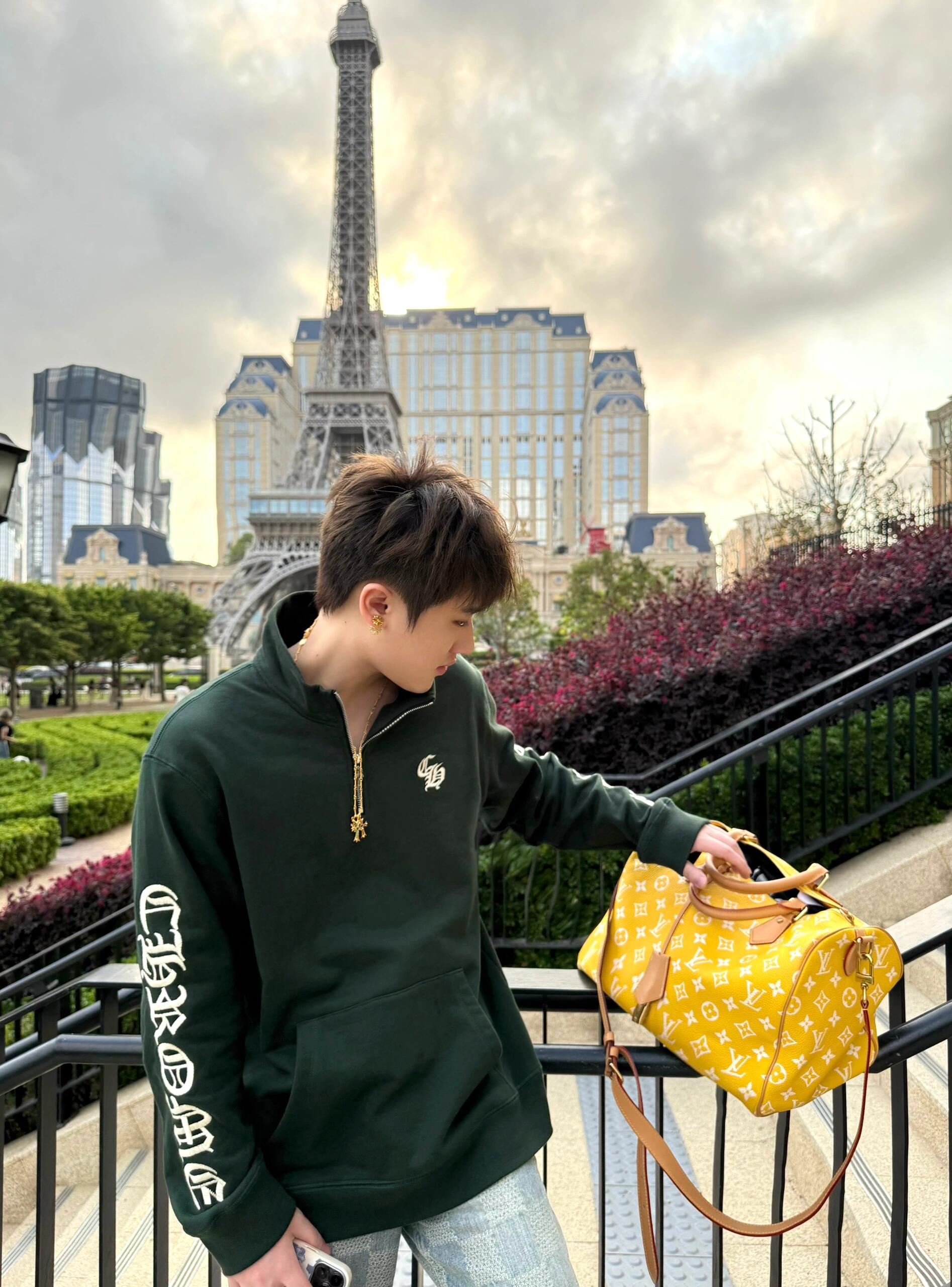 2026 New Model CH Embroidered Half-Zip Long-Sleeve (AA626-B35)