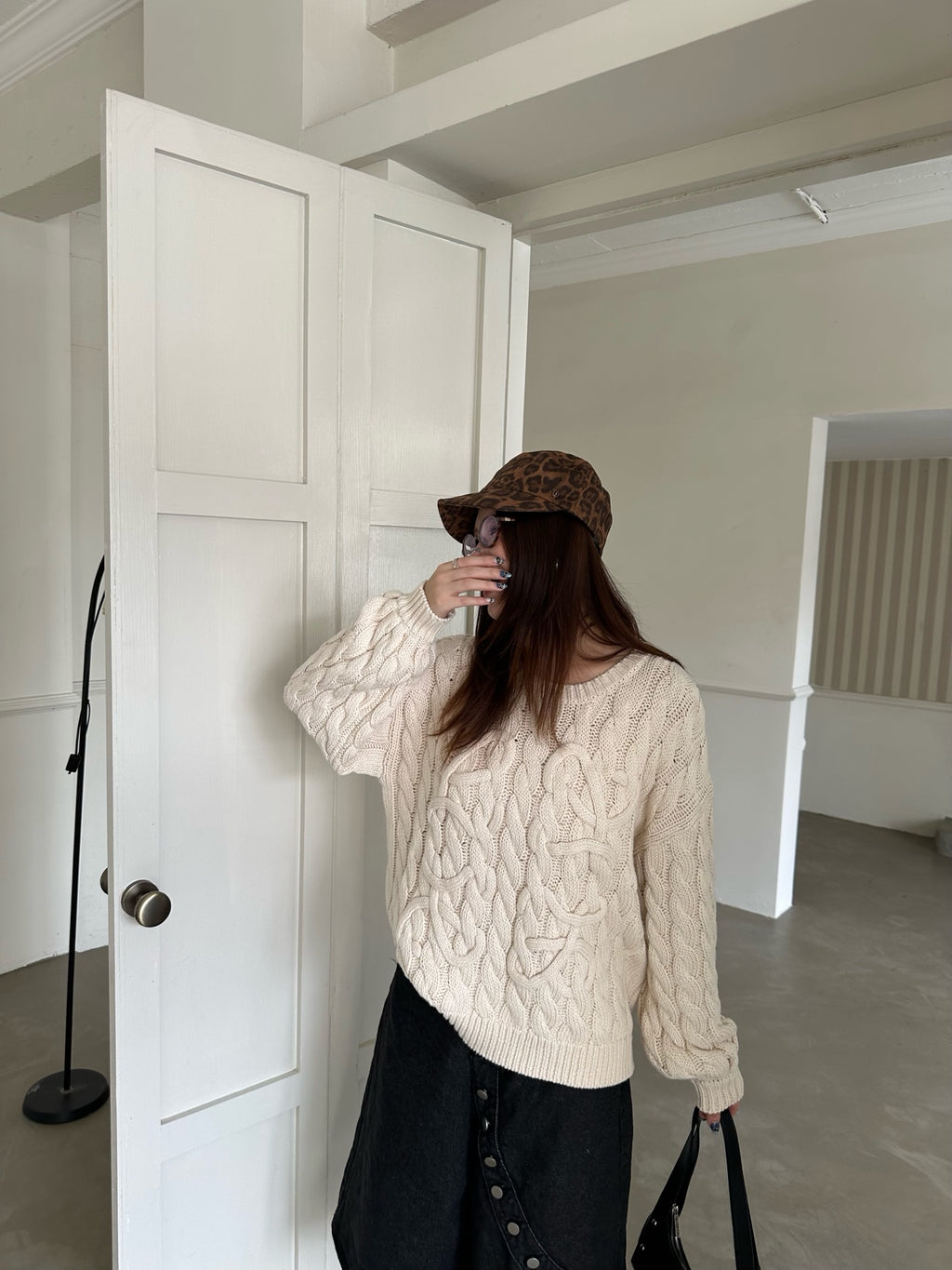 2026 Women's Way Plaid Knitted Sweater (DD135)