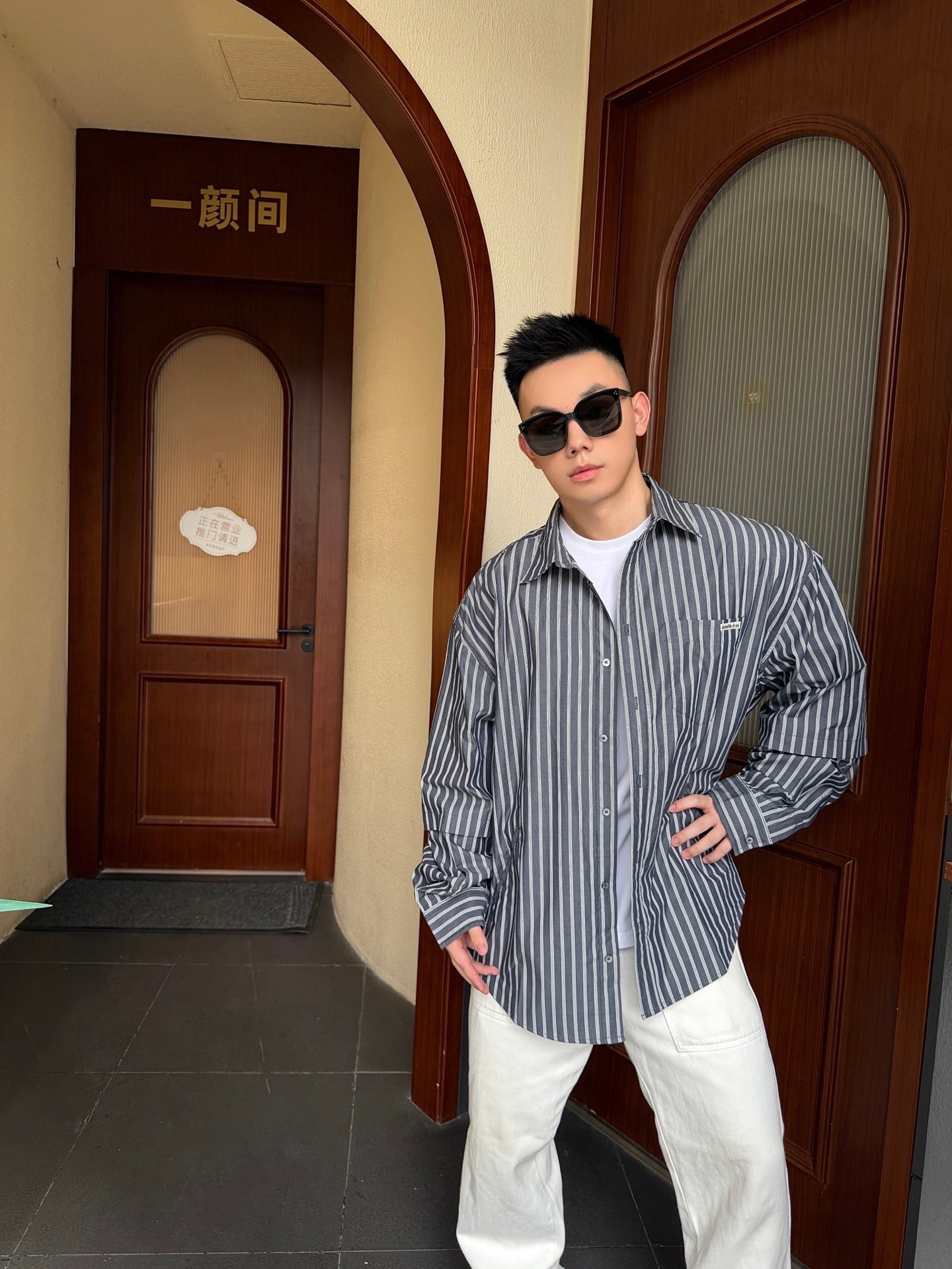 2026 new model Acn logo double-striped shirt (CC7014-B75)