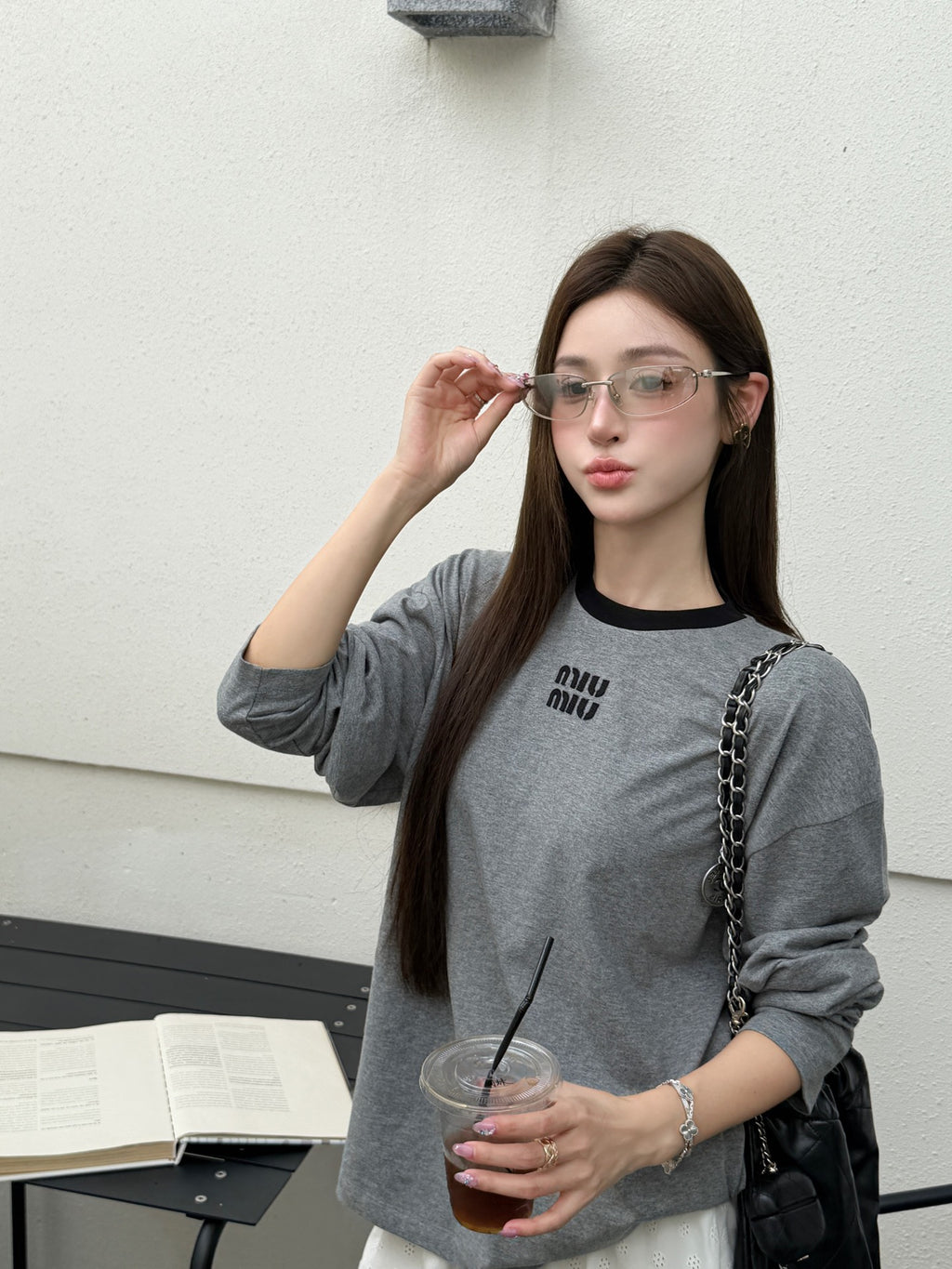 2026 Women's MM Patch Embroidered Logo Long-Sleeved (FF817)