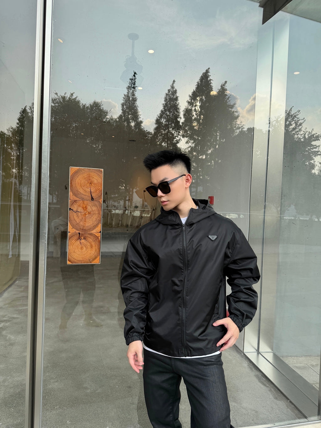 2026 New Model Triangle Brand Hooded Coat (BB888-B85)