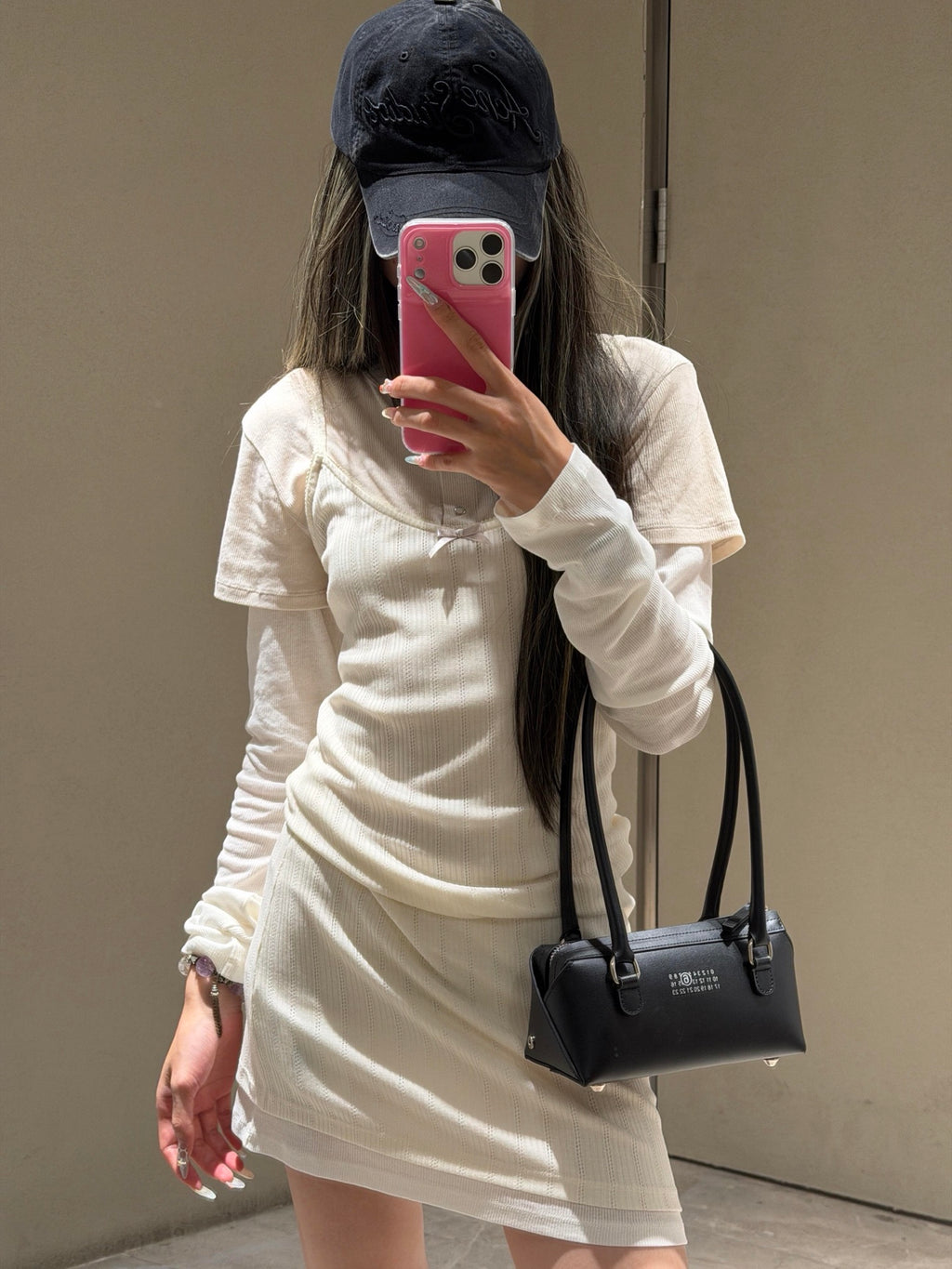 2026 Women's Acn Layered Long-Sleeved Dress (FF814)