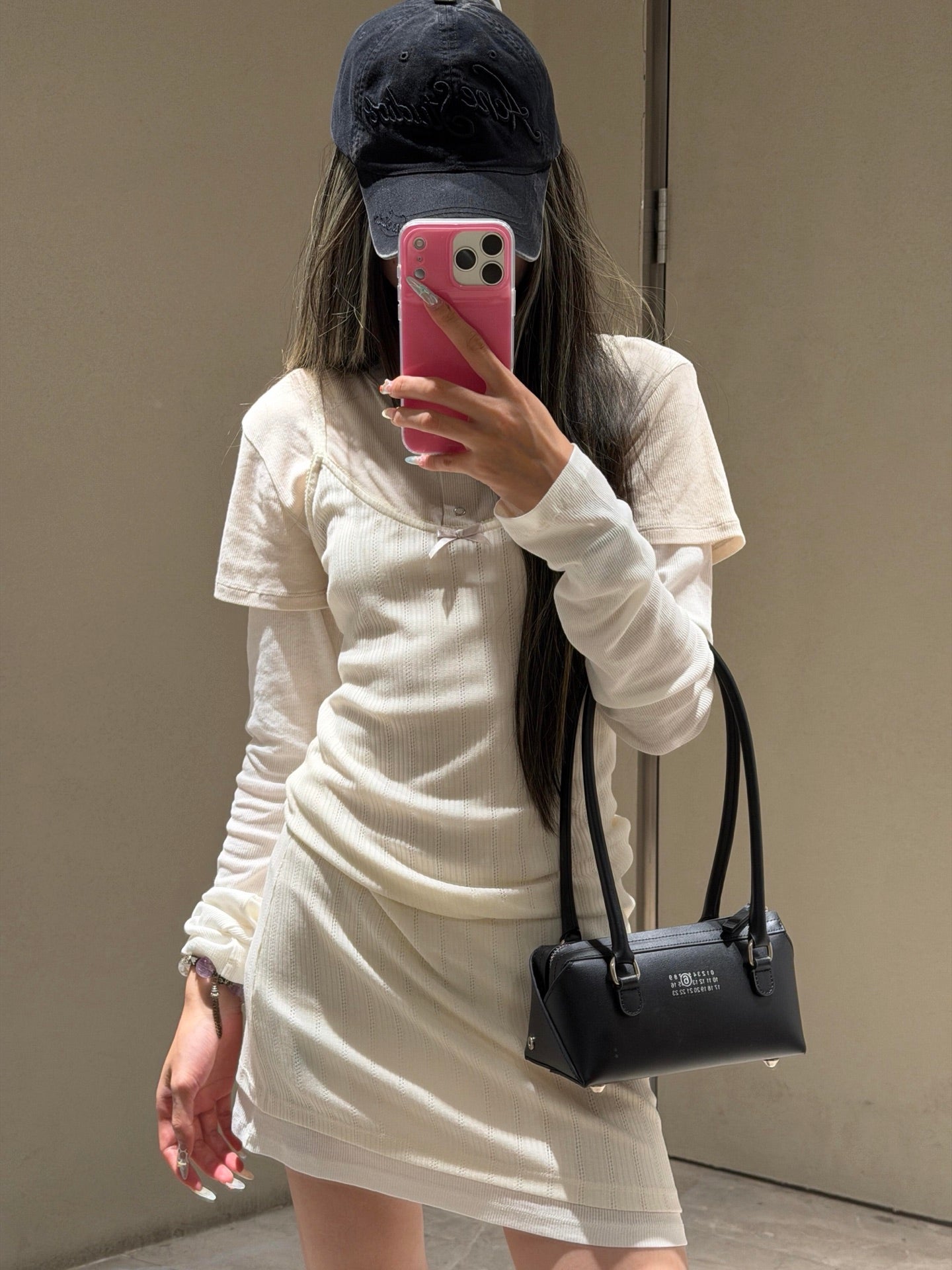 2026 Women's Acn Layered Long-Sleeved Dress (FF814)