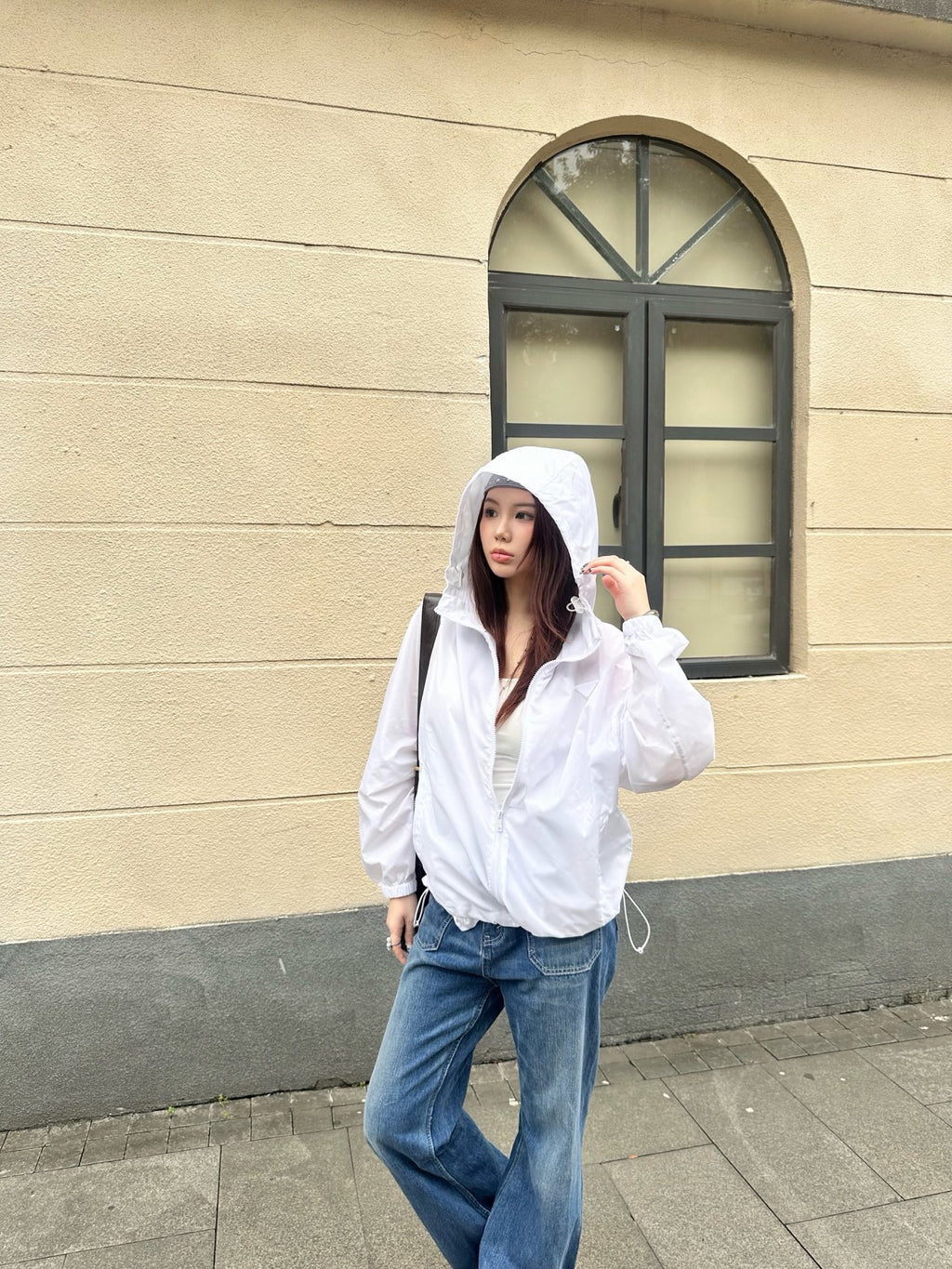 2026 Women's Triangle Brand Hooded Coat (EE438)