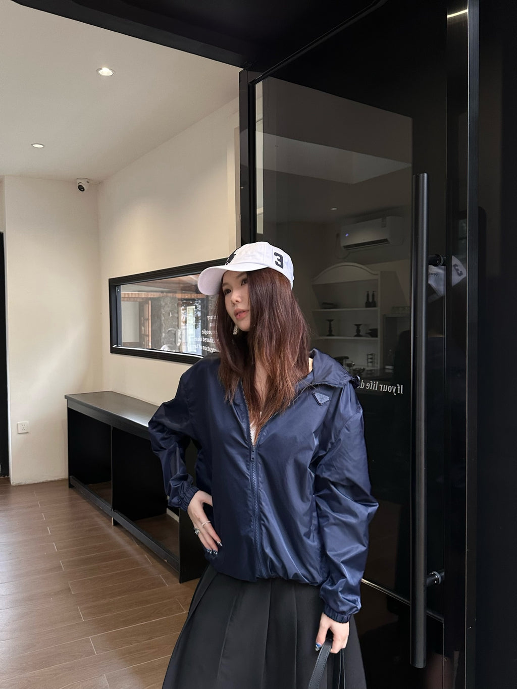 2026 Women's Triangle Brand Hooded Coat (EE438)
