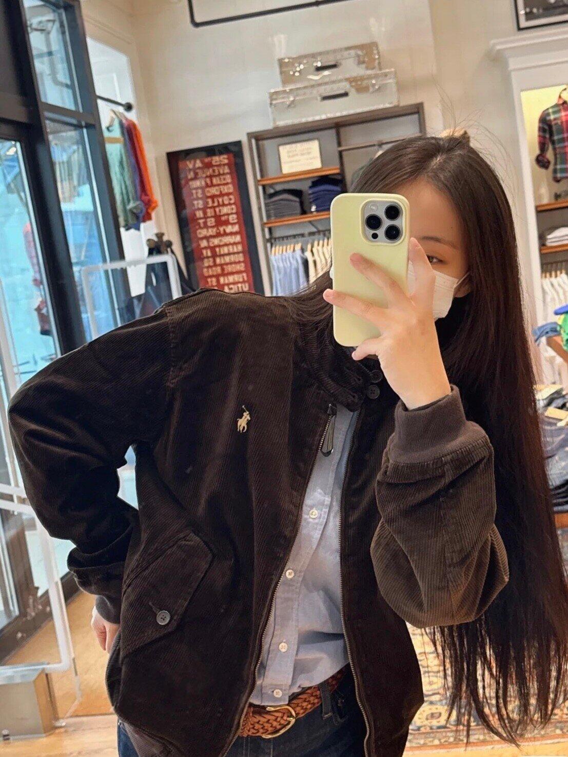2026 New RL Embroidered Corduroy Jacket (25271-B90)