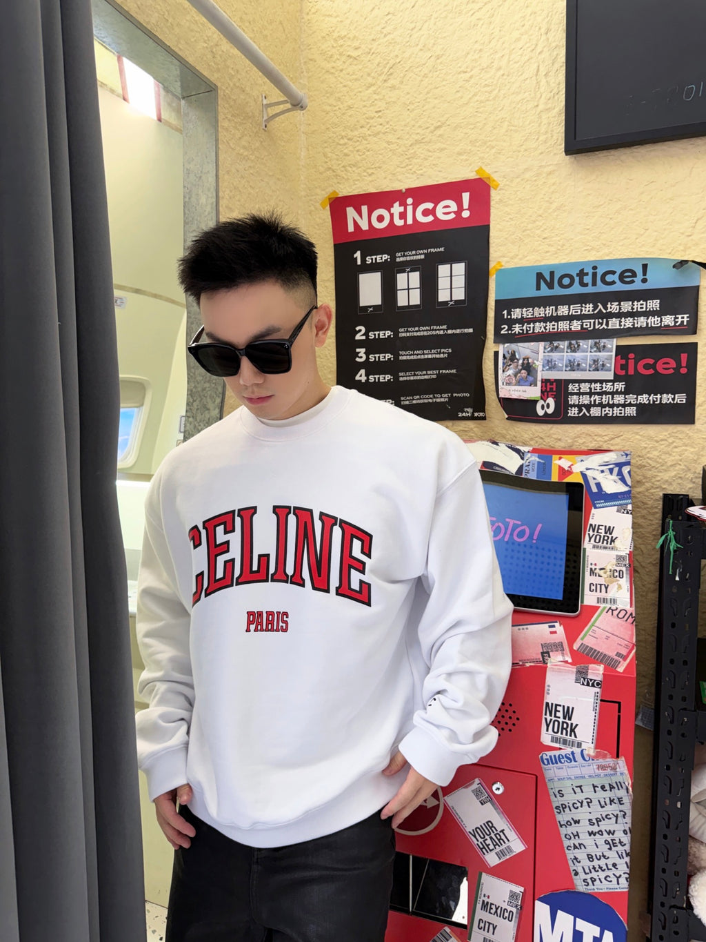 2026 New Model Ce Printed Logo Sweatshirt (BB4014-A90)