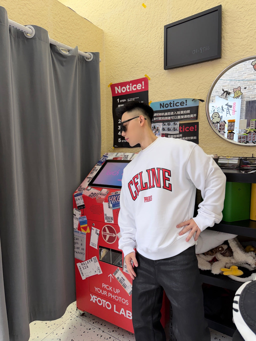 2026 New Model Ce Printed Logo Sweatshirt (BB4014-A90)