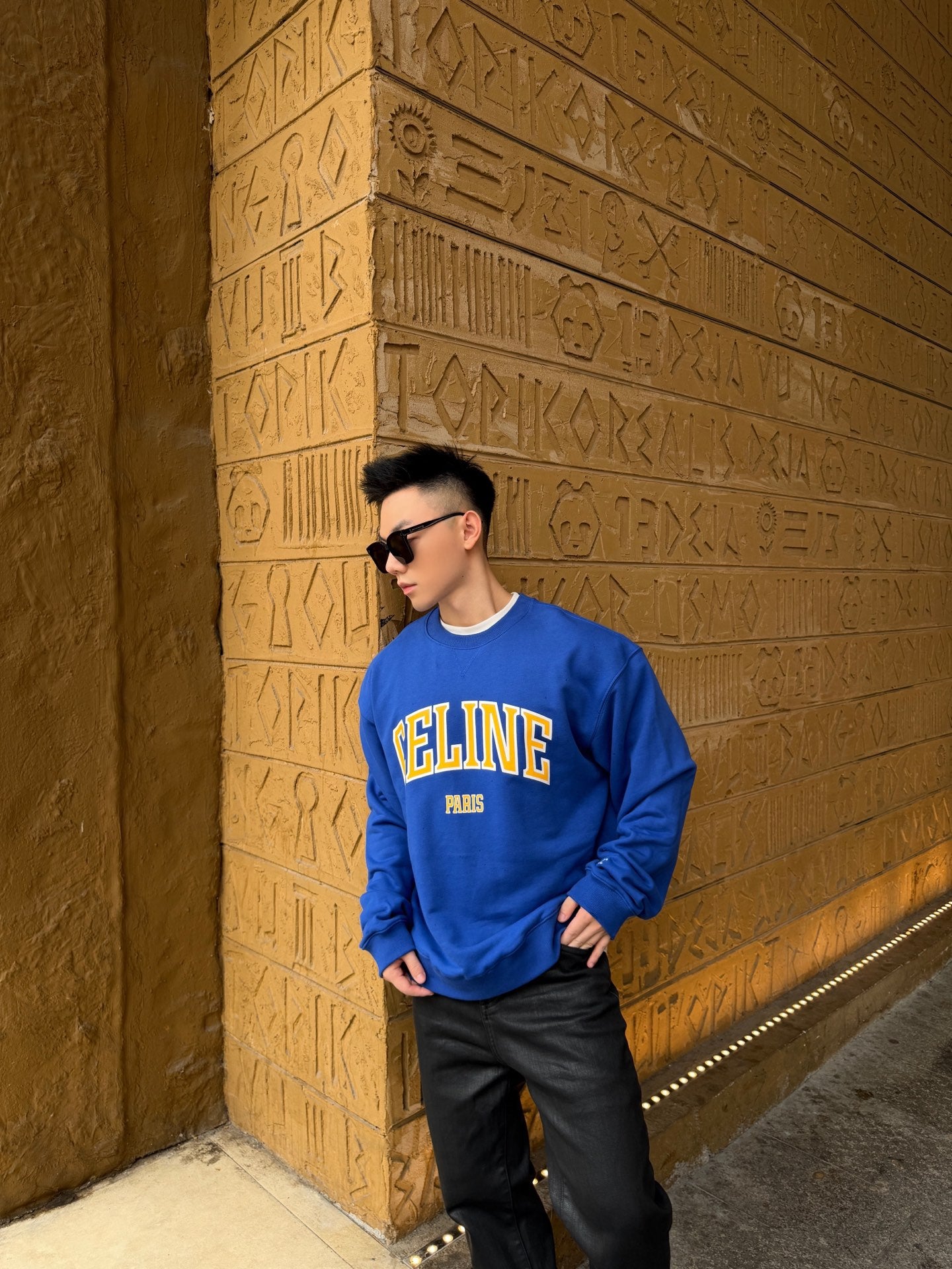 2026 New Model Ce Printed Logo Sweatshirt (BB4014-A90)
