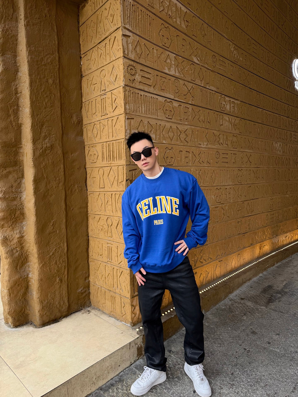 2026 New Model Ce Printed Logo Sweatshirt (BB4014-A90)