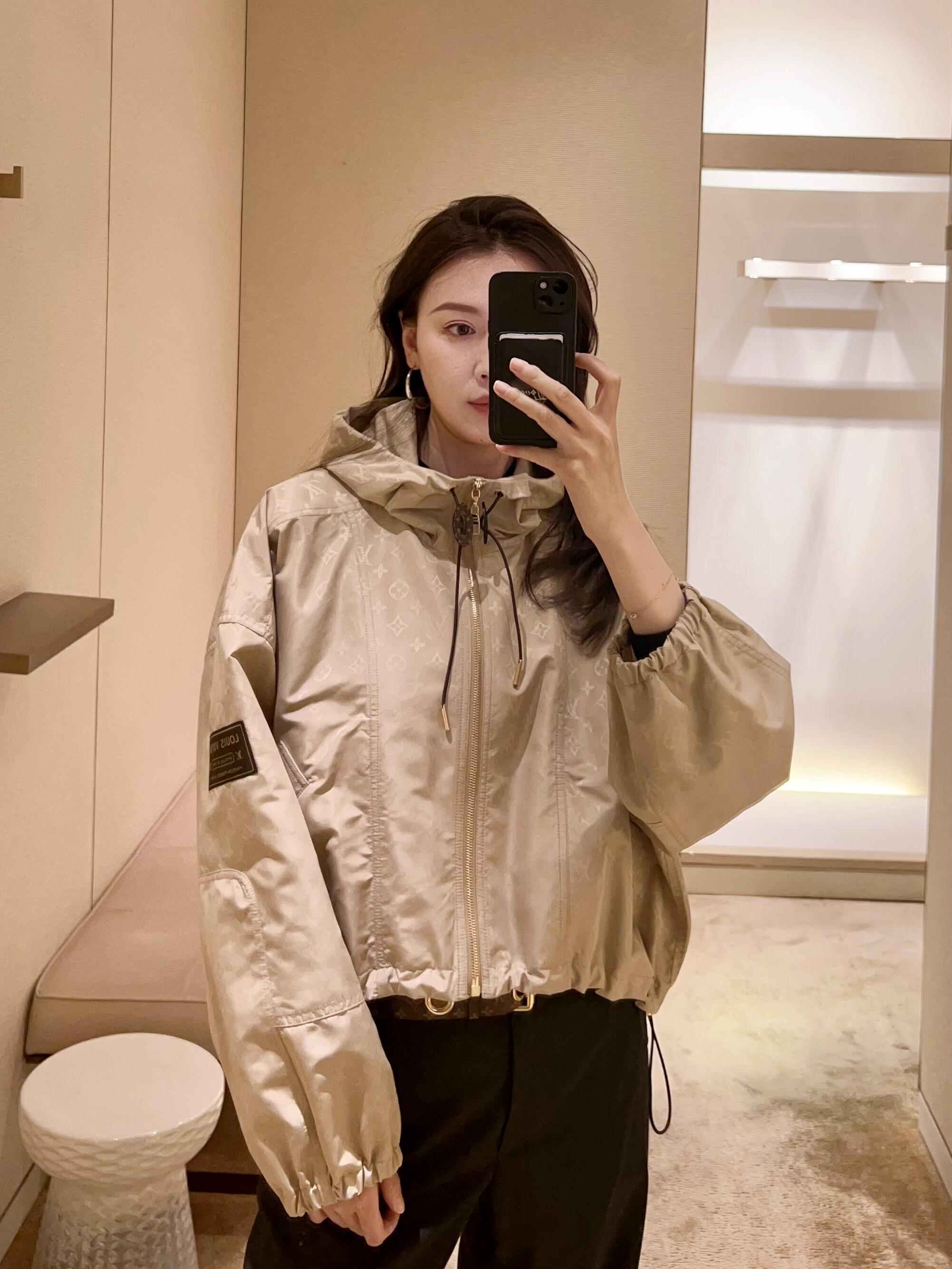 2026 Women's LY Full-Print Jacquard Parka (DD137)