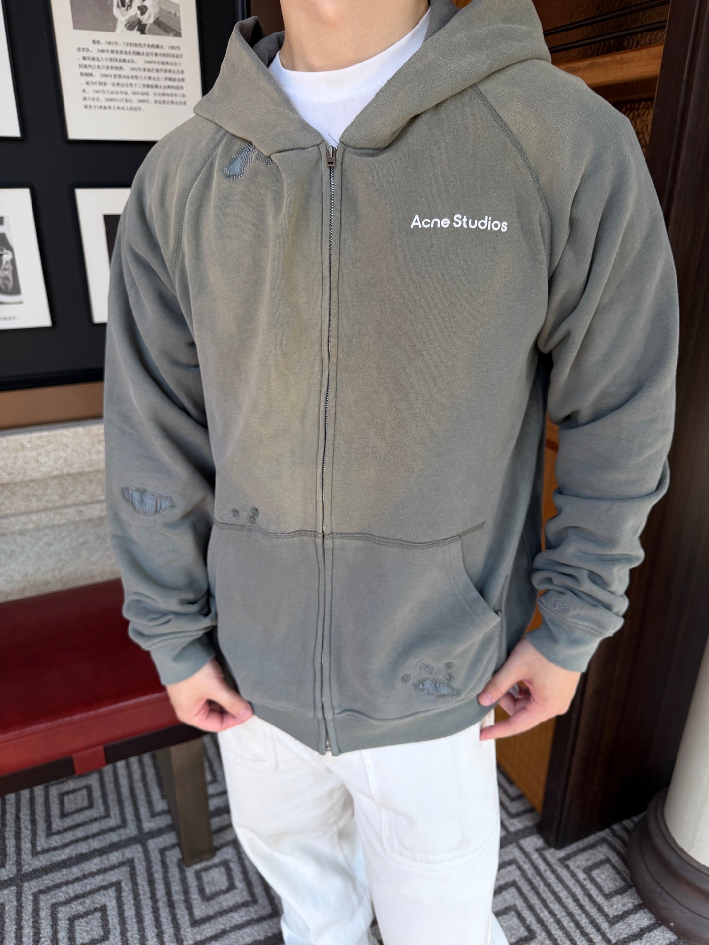 2026 New Model Acn Printed Weathered Logo Hooded Coat (CC7003-B80)