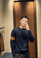 2026 New Model ZE Striped Sweater (AA1009-B10)