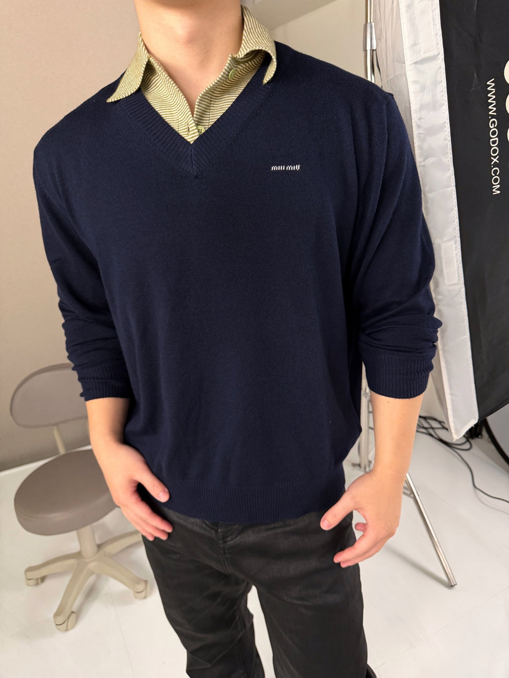 2026 New MM Logo Layered Decorative Sweater (AA1004-B35)