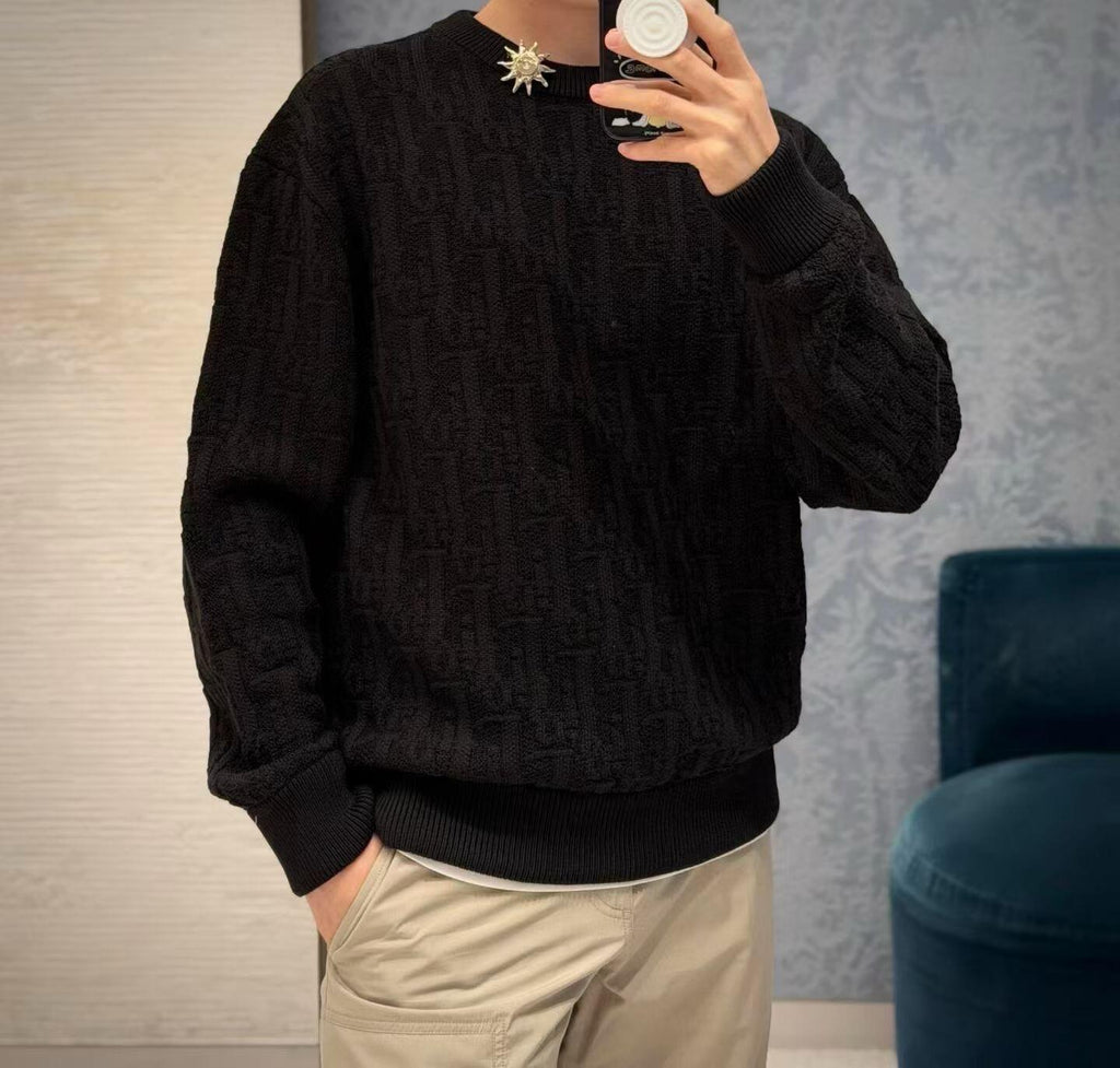 2026 New CD-printed Jacquard sweater (25360-B40)