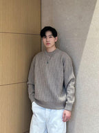 2026 New CD-printed Jacquard sweater (25360-B40)