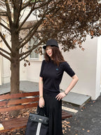 2026 Women's Way Embroidered Short-Sleeved Sweater (DD149)