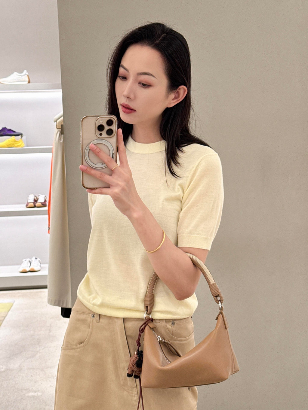 2026 Women's Way Embroidered Short-Sleeved Sweater (DD149)