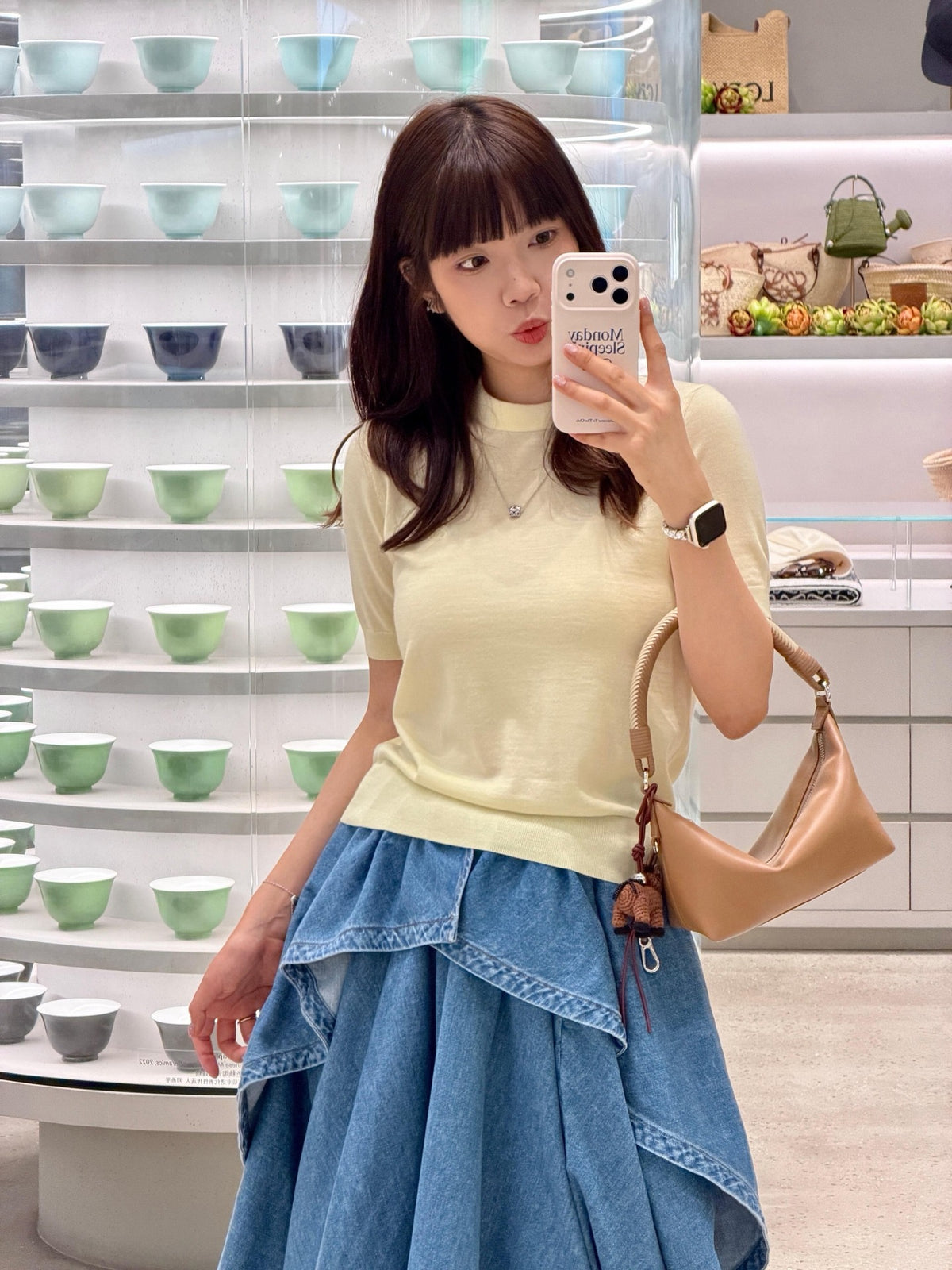 2026 Women's Way Embroidered Short-Sleeved Sweater (DD149)