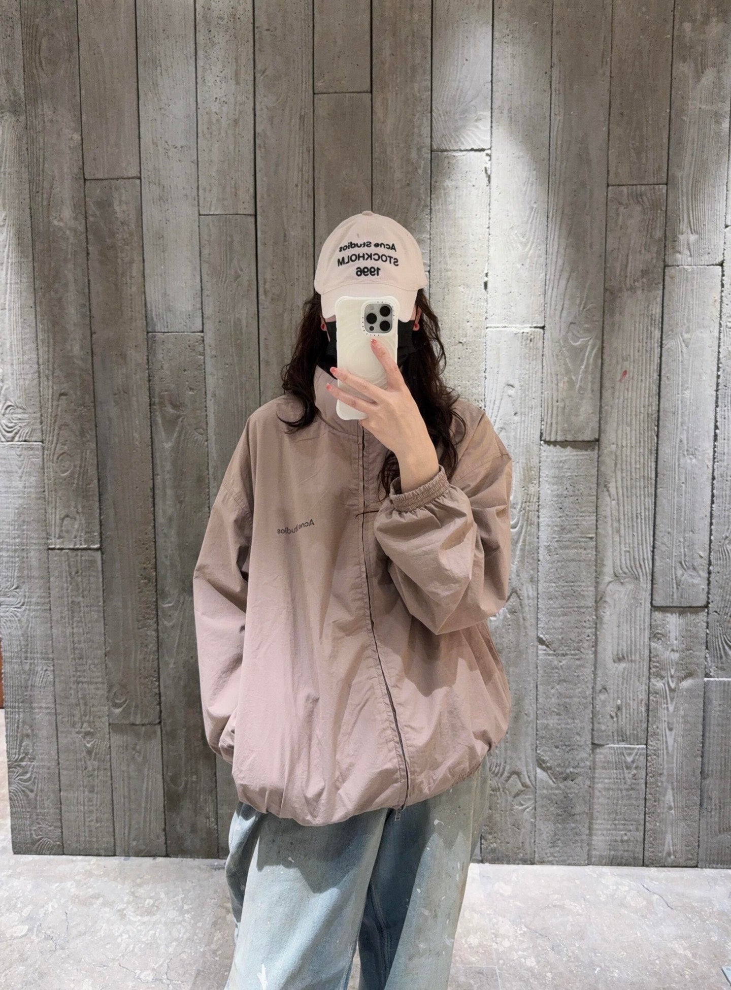 2026 New Model Acn Color-Matched Logo Zip-Up Jacket (25254-B75)