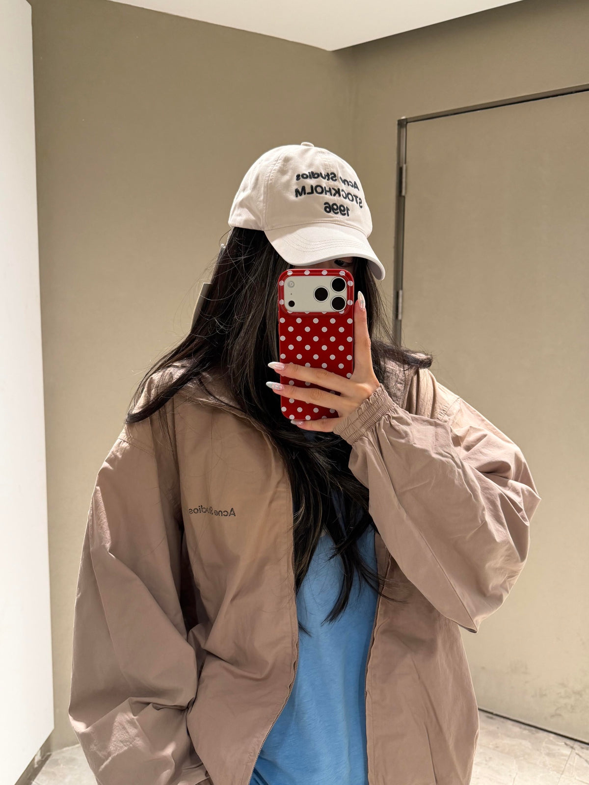2026 New Model Acn Color-Matched Logo Zip-Up Jacket (25254-B75)