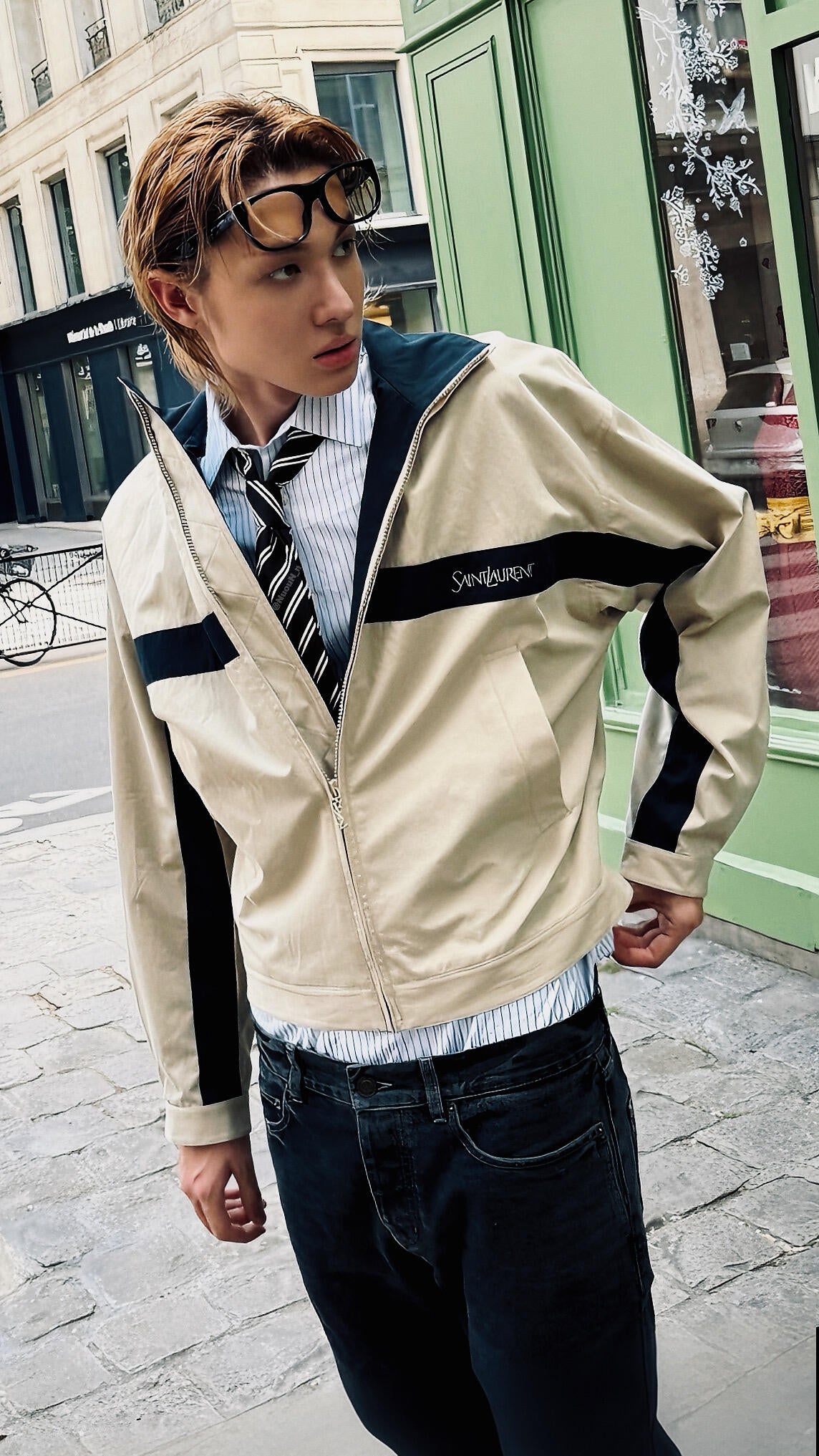 2026 New Style Saint L Logo Embroidered Color-Plaid Jacket (AA656-B75)