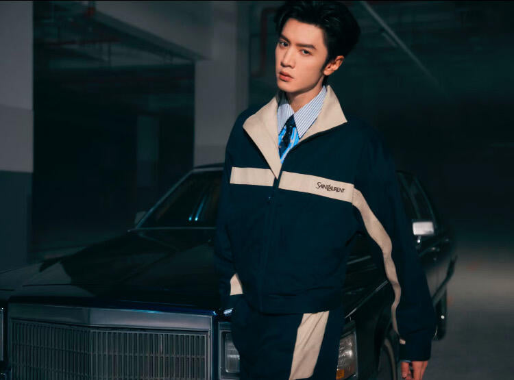 2026 New Style Saint L Logo Embroidered Color-Plaid Jacket (AA656-B75)