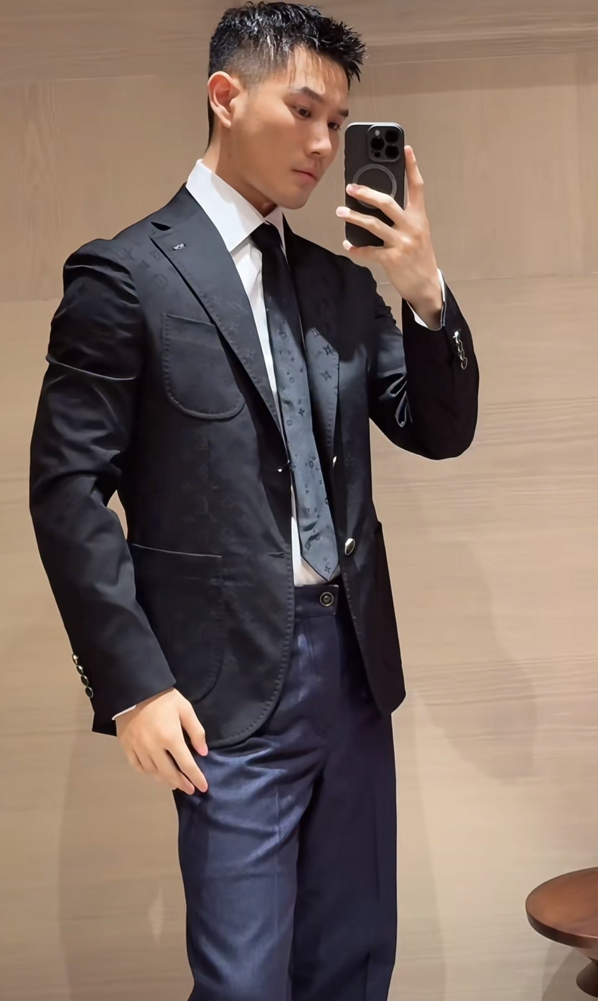 2026 new model LY logo jacquard suit jacket (BB845-D25)