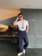 2026 new model LY logo jacquard suit pants (BB910-B85)